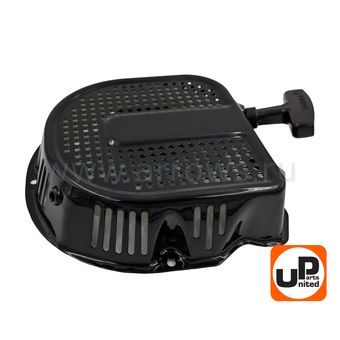 Стартер ручной UNITED PARTS для двигателя LONCIN 188/190/192F, HONDA GX390, плоские метал. собачки, D-образный