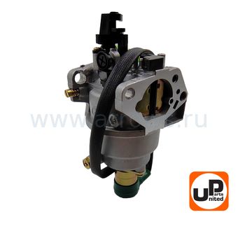 Карбюратор UNITED PARTS 188F/190F, GX390 с эл.-маг. клапаном и рычагом