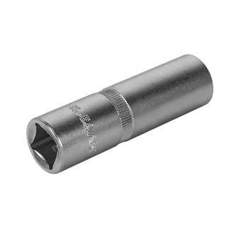 Головка торцевая глубокая КОБАЛЬТ 1/2", 14 мм, CR-V, подвес (644-054)