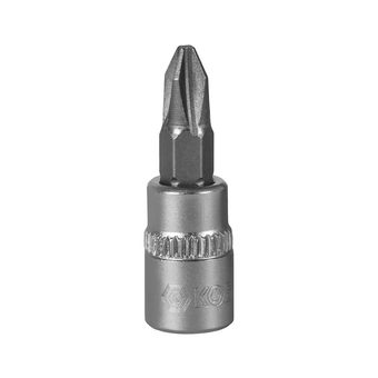 Головка торцевая со вставкой КОБАЛЬТ 1/4", PH2, CR-V, подвес (923-415)