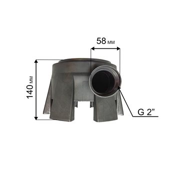 Корпус насоса водяного QUATTRO ELEMENTI D1000F / D1300F Grande (241-819-040)