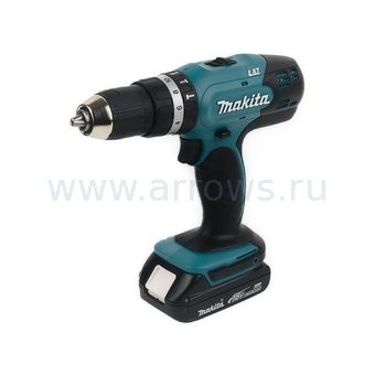 Дрель аккумуляторная ударная MAKITA DHP453SYE (18V, 42нм, 2акб 1,5Ач, кейс)