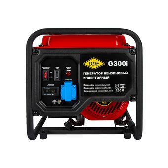 Генератор бензиновый инверторный DDE G300i (1ф, 2,8/3,0 кВт, 7 л.с)