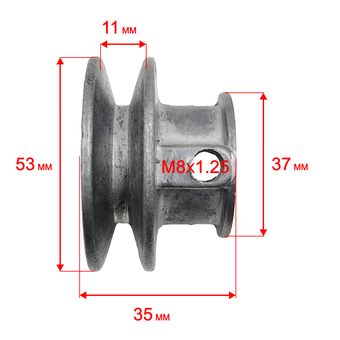 Шкив ведомый зубчатый DDE ST6560L 2019 гв --> 796-634-083