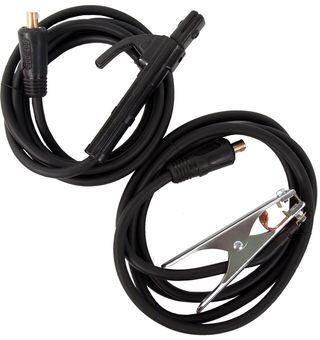 Сварочные провода QUATTRO ELEMENTI KIT-20 до 200 А, держатель, масса, провода 5+4 м, коннекторы TK 16-25