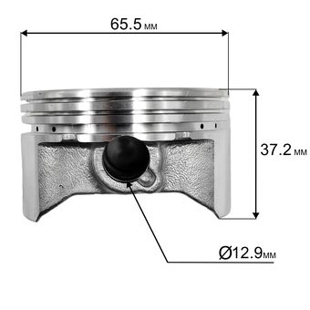 Поршень DDE T6-2018.05 (без колец) -> 246-630-153