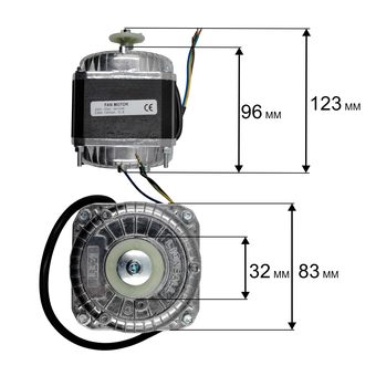 Двигатель эл. перемен.тока QUATTRO ELEMENTI QE-15000/24000 E 230V / 50Hz 34 / 120W / 0.8A 1300 об/мин