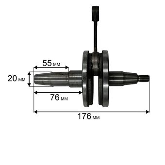 Коленвал DDE GG950/DPG1201i конус