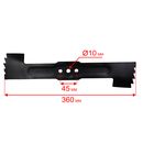 Нож для газонокосилки оригинальный DDE LMB3840 BlueTec