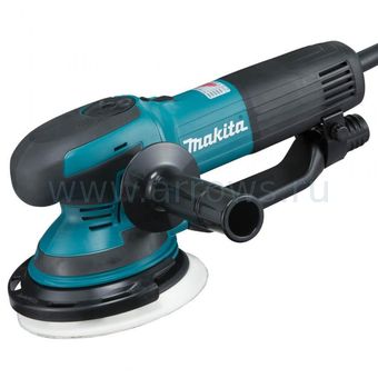 Шлифмашина эксцентриковая MAKITA BO6050J (750 Вт, 150мм, 2,6кг, кейс) . (BO6050J)