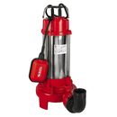Насос фекальный QUATTRO ELEMENTI Sewage 2500F Ci-Cut (2500 Вт, 30000 л/ч, грязевой, 17 м, 21 кг, чугун, с НОЖОМ)