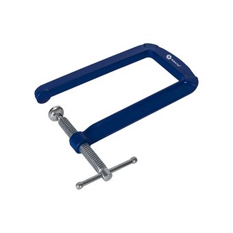 Струбцина G-образная КОБАЛЬТ ГЛУБОКАЯ, ширина зажима 80 мм, глубина зажима 205 мм (923-774)