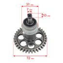 Шестерня редуктора DDE в сборе с валом CSE210/230