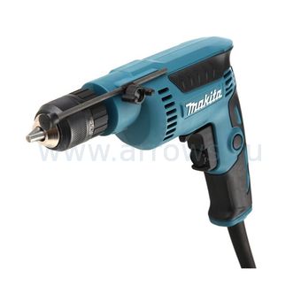 Дрель сетевая безударная MAKITA DP2011 (370 Ватт,рег.оборот, БЗП, 6.5 мм, вес 1 кг )