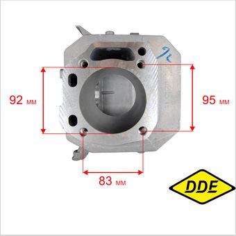Цилиндр блок двигателя DDE LC1P92F-1 для трактора TR 102-300 (909-167-566)