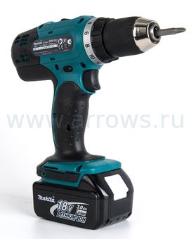 Дрель аккумуляторная безударная MAKITA DDF453RFE (18V, 42Нм, 2акб 3Ач, кейс)