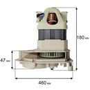Двигатель эл. переменного тока DDE CSE1814 в сборе  (8440-491807-0000013)