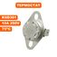 Термостат QUATTRO ELEMENTI KSD301 10А, 250В, 75*C   QE-30G (911-550-009)
