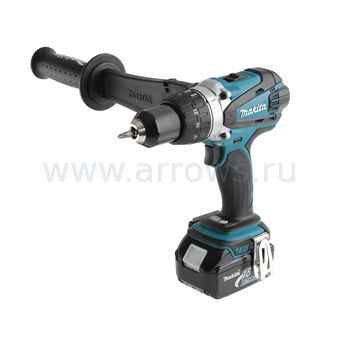 Дрель аккумуляторная безударная MAKITA DDF458RFE (18V, 91Нм, 2акб 3Ач, кейс)
