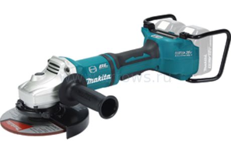 Шлифмашина аккумуляторная MAKITA угловая DGA701ZU (36В (18Вx2), 180мм, Bluetooth модуль, (DGA701ZU)