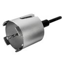 Коронка алмазная по бетону ПРАКТИКА "Профи" по бетону SDS-plus безударная 82 мм 4 сегмента высотой 10мм (908-252)