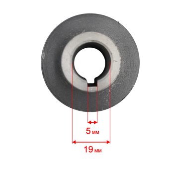 Шкив ведущий DDE ST6561L/ST6561LE  (шнек+ ход) внеш 53  внутр 19 шпонка 5 (KC21-02C-04)