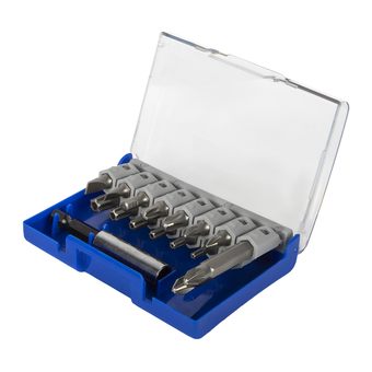Набор бит ПРАКТИКА "Мастер" 16шт PH, PZ, Torx Tamper, HEX, SL - 25мм, PH, PZ - 50мм,