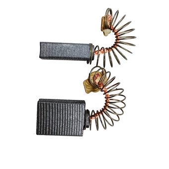 Щетка графитовая DDE 6х13х18мм CSE250 пружина, прямоугольный пятак