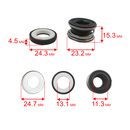 Сальник механический QUATTRO ELEMENTI D1300F Grande (мех: Ø23,5мм, Ø12мм, высота 15мм) (кер: Ø24мм, Ø13мм, высота 4,5мм)