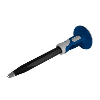 Зубило пикообразное КОБАЛЬТ 4х300 мм, с прорезиненным протектором (249-594)