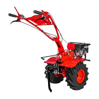 Мотоблок DDE Алеша П (8 л.с., КПП 3F/1R, max. 110 см, фрезы 24 ножа, колеса 19"х7"-8", редуктор чугун)