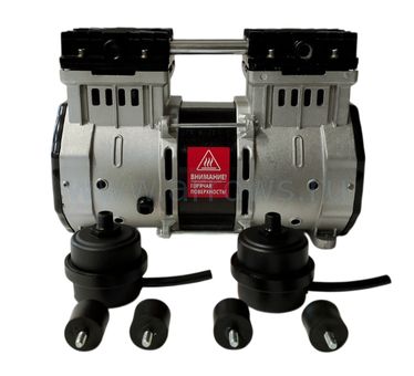 Двигатель эл. UNITED PARTS для безмасленного компрессора (220В. 1500Вт. 8Бар. 240л/м) (посадка между отверстиями 90х240 мм) (в сборе)