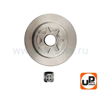 Барабан-зв. UNITED PARTS 325"-7T для Husqvarna 137/142 с подш. (аналог 5300481-32)