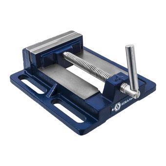 Тиски станочные КОБАЛЬТ чугунные, ширина губок 100 мм, захват 110 мм, 3 кг, коробка (246-043)