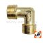 Фитинг-переходник UNITED PARTS -уголок для компрессора, резьба внешняя 3/8"×3/8"