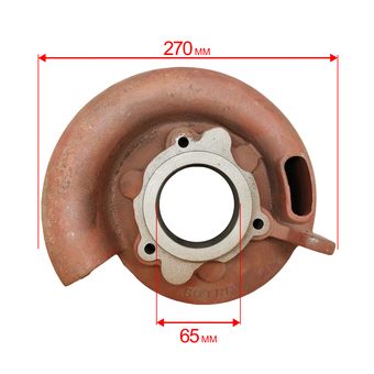 Диффузор DDE  PTR80H (улитка) аналог 011555902 KTH-80X (80SP-013)