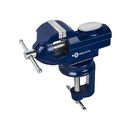 Тиски слесарные КОБАЛЬТ чугунные, НАСТОЛЬНЫЕ, ширина губок 50 мм, захват 60 мм, 2.2 кг, с наковальней, коробка (246-029)