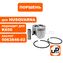 Поршень в сборе UNITED PARTS для HUSQVARNA K650 5063846-02