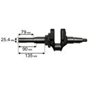 Коленвал DDE LC1P92F-1 для трактора TR 102-300 (909-167-525)