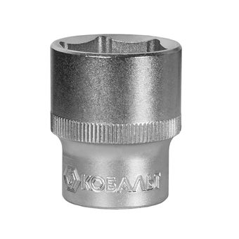 Головка торцевая КОБАЛЬТ 1/2", 24 мм, CR-V, подвес (643-156)