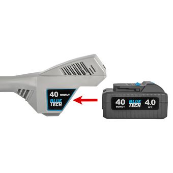 Триммер аккумуляторный DDE  BlueTech GTB 400 (ниж. двигатель, 3 регулировки, без ЗУ и АКБ)