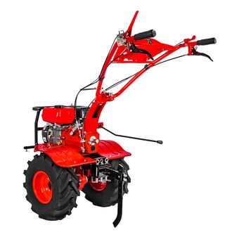 Мотоблок DDE Алеша П (8 л.с., КПП 3F/1R, max. 110 см, фрезы 24 ножа, колеса 19"х7"-8", редуктор чугун)