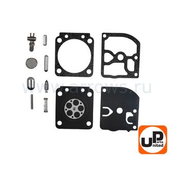 Ремкомплект карбюратора UNITED PARTS под 4 винта (ZAMA) полный
