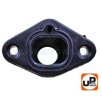 Колено резиновое UNITED PARTS для бензопил 25 куб. см. (расстояние между отв. 29мм)