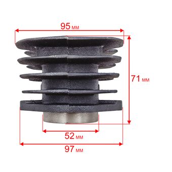 Цилиндр QUATTRO ELEMENTI DV370-50(100) (770-278-018)