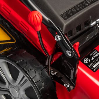 Газонокосилка бензиновая DDE LM 51-60 DH (Honda 7,0 л.с., 51 см, 25-75 мм, сборник 60 л, самоходная)