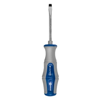 Отвертка ударная КОБАЛЬТ Ultra Grip SL 5.5 x 75 мм, сталь S2, двухкомпонентная рукоятка, подвес (646-539)