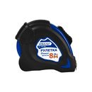 Рулетка КОБАЛЬТ Комфорт 8м x 25мм обрезиненный корпус, автостоп, магн.крючок, мат. покрытие ленты, толщина ленты 0.13 мм (646-805)