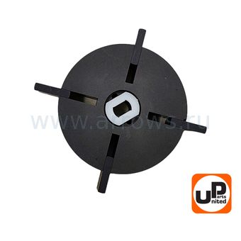 Ротор насоса в сборе UNITED PARTS для дизельных пушек 70кВт (Ø53,8×15,8мм) (лопасти 15,8х15,6х3мм) (аналог TK8-007-027, Корея)