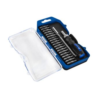 Набор  бит с рукояткой КОБАЛЬТ 21 пр., CR-V (19 бит для точных работ + удл. + отв. рук-а) (915-427)